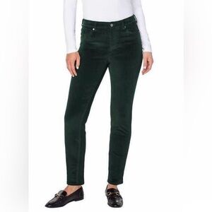 Well Worn Dark Green Corduroy Pants